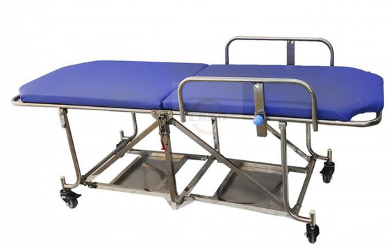 Wheel-Free Anti-Ferrous Medical Stretcher, Simple to Clean and Sanitize, Durable for Hospital Use, Designed for Secure Patient Transfer