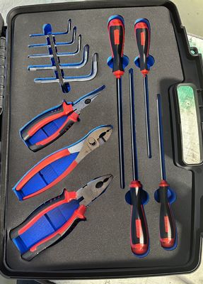 Anti-Static Nonmagnetic Tool Kit with Portable Case, Nonmagnetic Stainless Steel Tools for Electronic Servicing & Repair