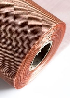 Strong Tensile Strength Copper Wire Mesh Rolls For Protective Filtering Sieving