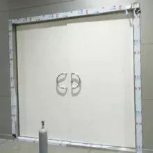 Προσαρμόσιμη θωρακισμένη πόρτα RF με θωράκιση 100dB και οριζόντιο άνοιγμα για εύρος συχνοτήτων 10-130 MHz