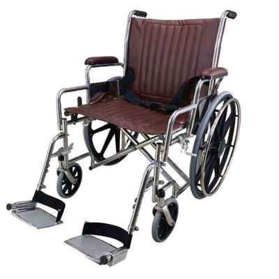 460mm Wide Seat Anti-Ferrous Wheelchair, Κλινική MRI Mobility Chair με ύψος καθίσματος 50 cm, ιδανική για ιατρικά κέντρα απεικόνισης