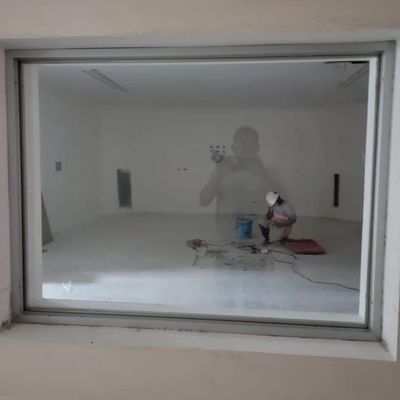 Ανθεκτικό στις επιπτώσεις ακτίνων Χ με γυαλισμένη/παγωμένη επιφάνεια και ισοδύναμο με μόλυβδο 2,5 mm Pb για νοσοκομειακά δωμάτια CT & ακτινογραφίας