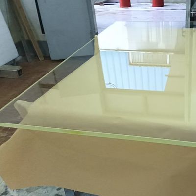 Τετραγωνικό γυαλί μολύβδου προστασίας από ακτινοβολία με υψηλής απόδοσης ακτινοβολία Χ και ακτινοβολία Γαμά σε πάχος 10/12/15/18/20/25mm