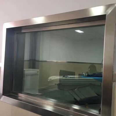 Medical Anti-Radiation Supplies X-Ray Lead Glass Breadth 800mm 1200mm and Light Transmittance Over 90 Percent for Ray Blocking Applications