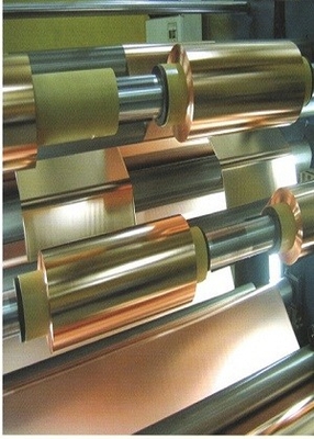 φύλλο αλουμινίου χαλκού 0.175mm κόκκινο Electroplcated για τη λουρίδα ρόλων προστατευτικών καλυμμάτων