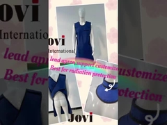 με υψηλής ποιότητας μολύβδινες ποδιές για πυρηνική προστασία